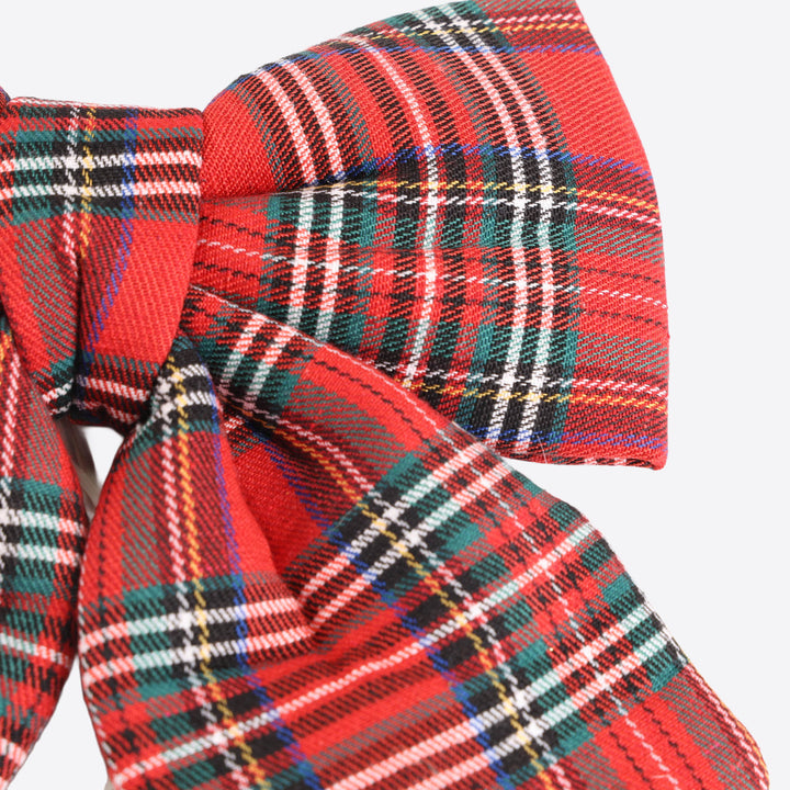 Tartan Christmas Bow - 20cm