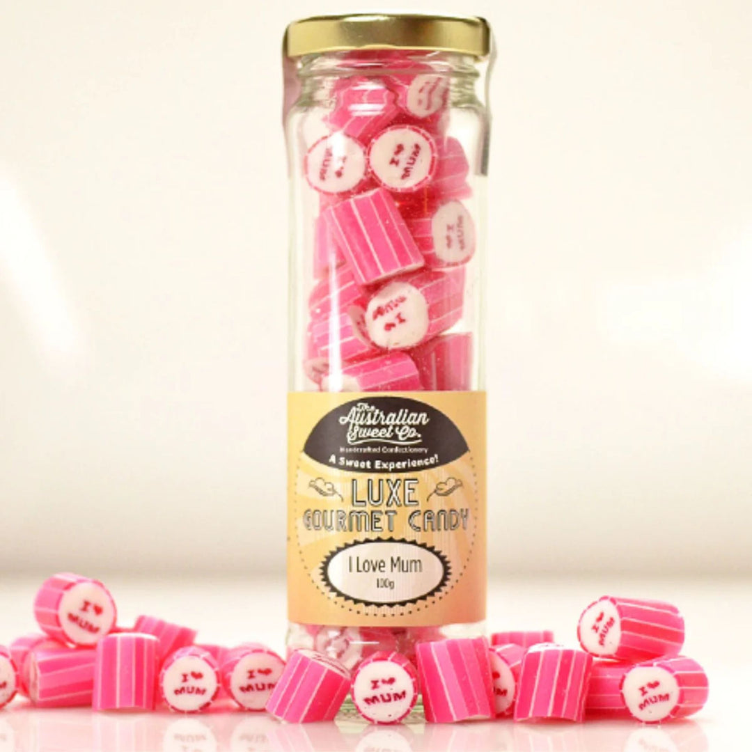 TASC - I Love Mum - 100g luxe rock candy jar