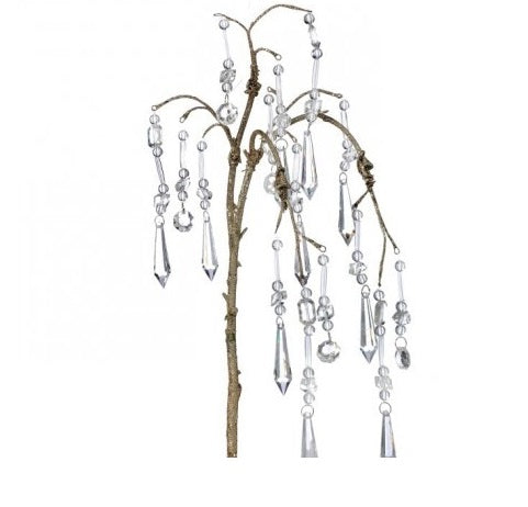 Crystal Icicle Drop Branch Spray