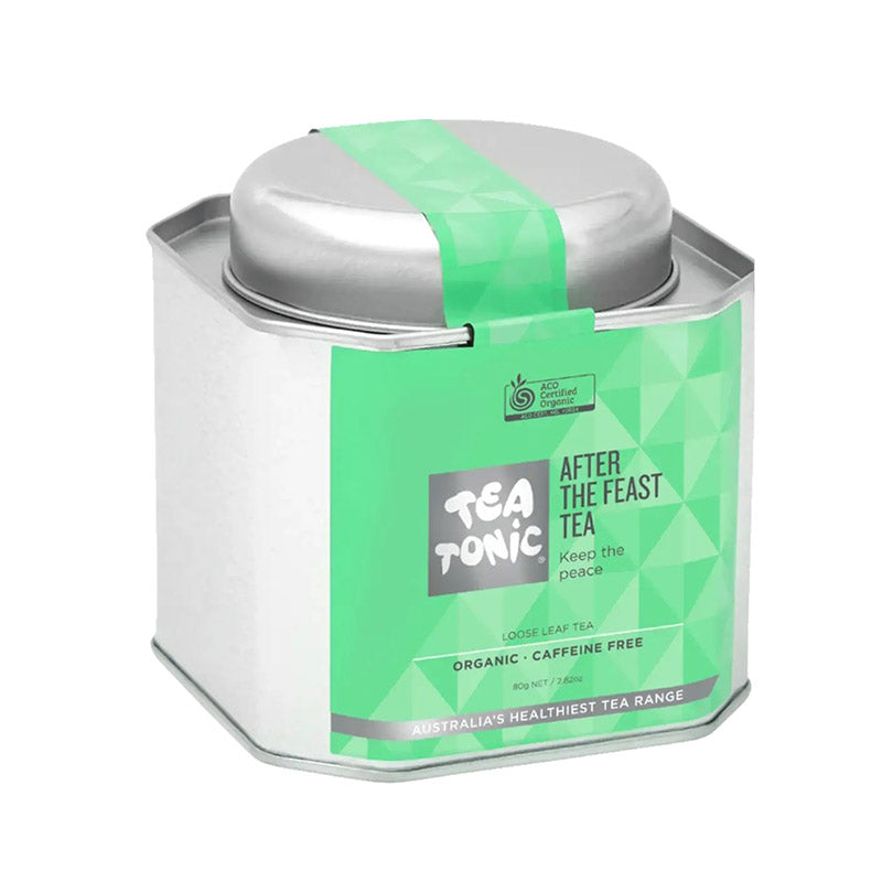 Tea Caddy and Tea Pot Gift Set - After The Feast Tea