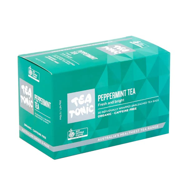 Tea Tonic Peppermint Tea - 20 Tea Bags Organic 