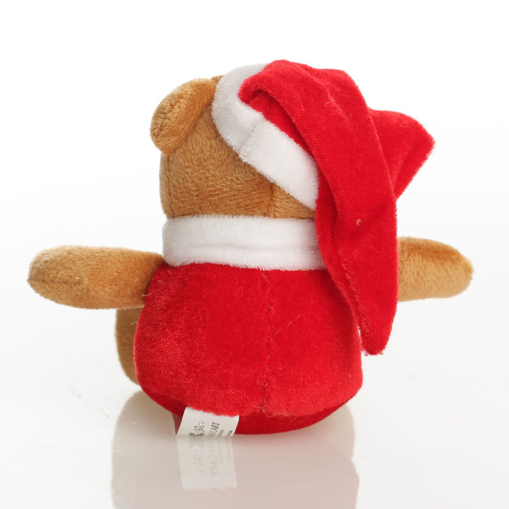 Plush Teddy in Santa Suit