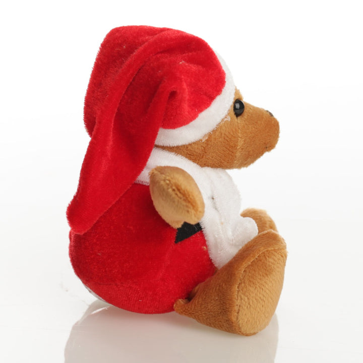 Plush Teddy in Santa Suit