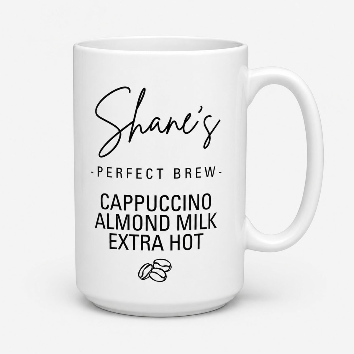 The Perfect Brew Personalised Drink Order Mug