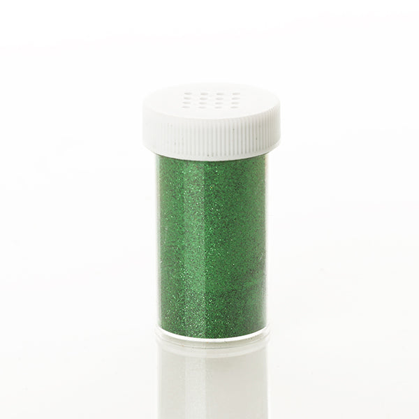 The Christmas Cart Green Glitter Vial