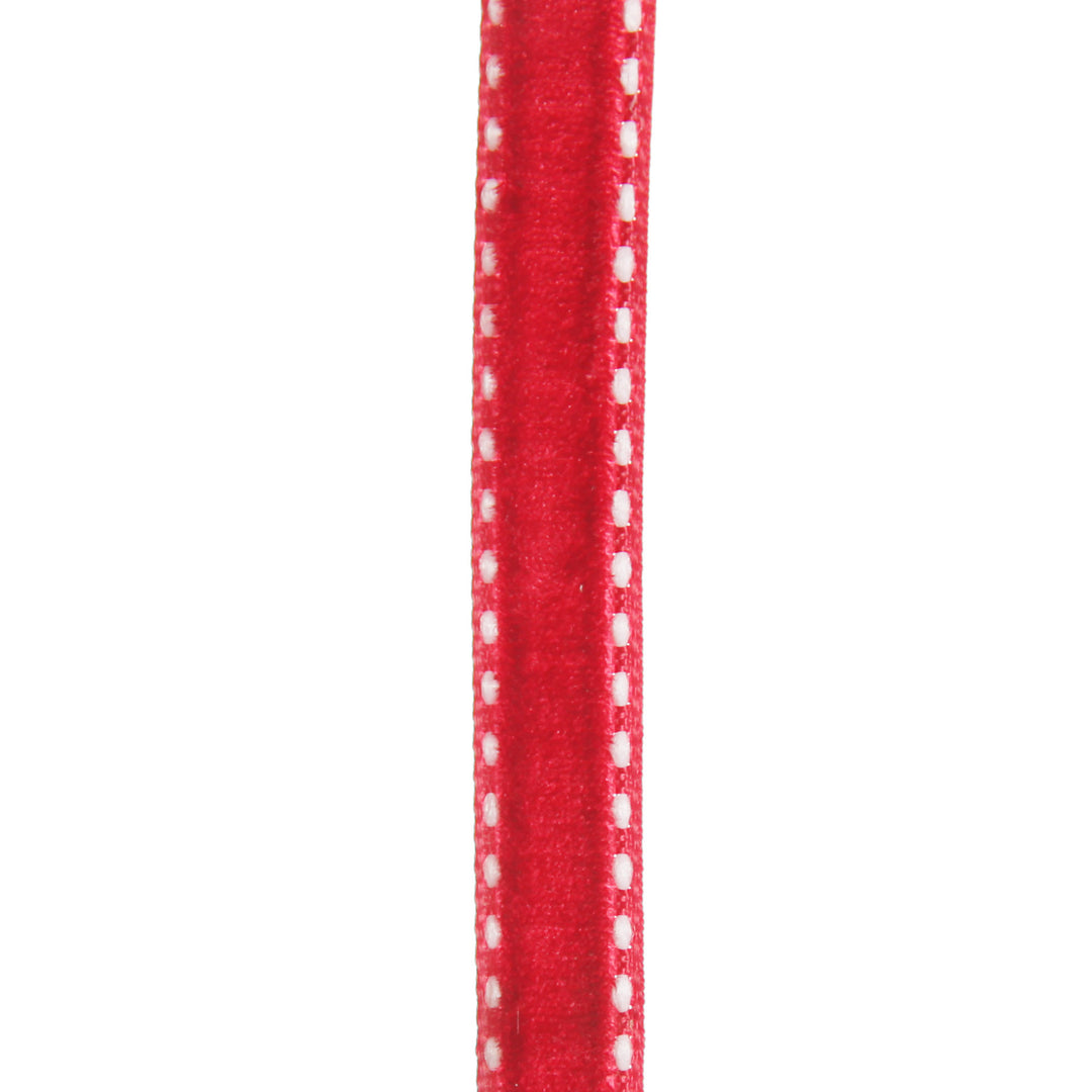 Three Assorted Burgundy and Gold Stars and Dots Christmas Ribbons