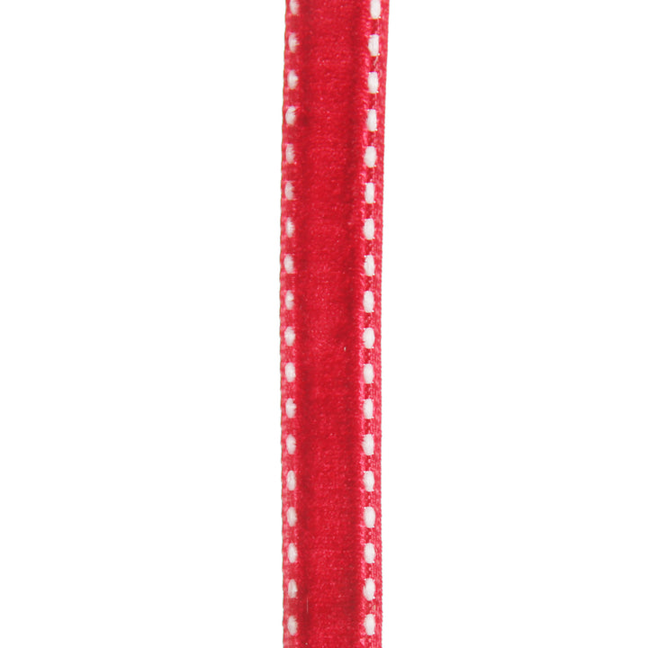 Three Assorted Burgundy and Gold Stars and Dots Christmas Ribbons