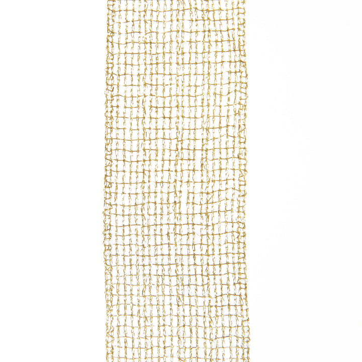 Three Assorted Ivory and Champagne Mesh and Glitter Dots Christmas Ribbons