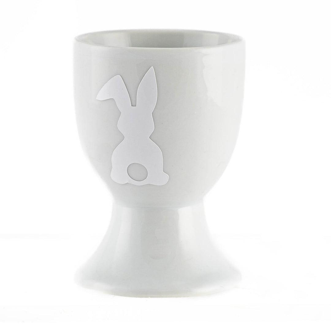 Personalised White Ceramic Easter Egg Cup