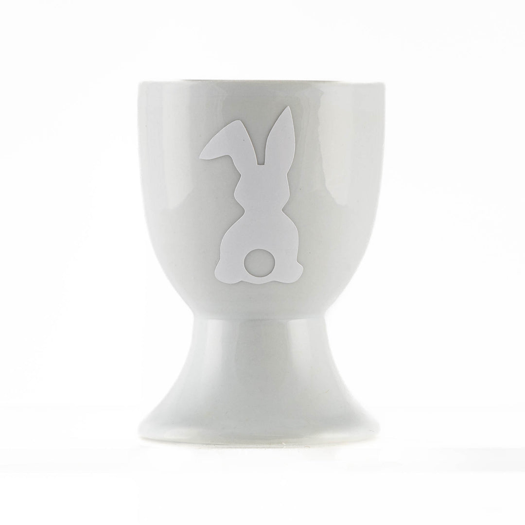 Personalised White Ceramic Easter Egg Cup