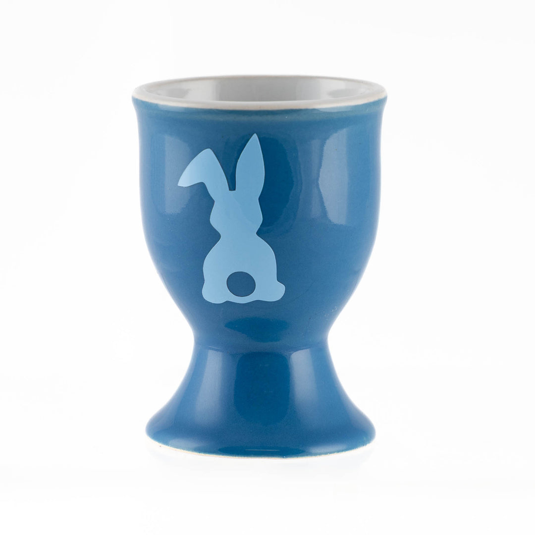 Personalised Blue Ceramic Easter Egg Cup