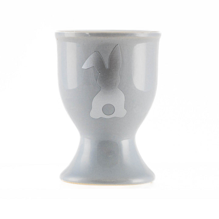 Personalised Grey Ceramic Easter Egg Cup