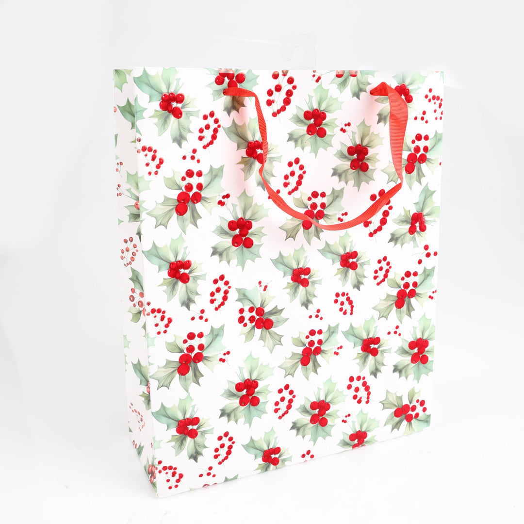 Traditional Velvet Christmas Gift Bags - Medium - Assorted