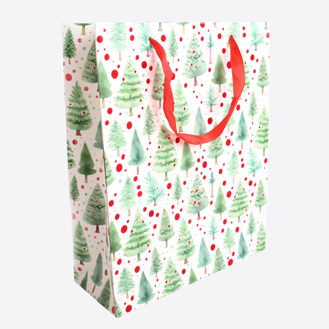 Traditional Velvet Christmas Gift Bags - Medium - Assorted