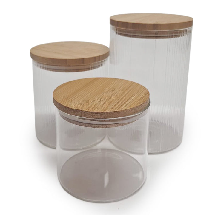 Personalised Easter Treat Jar with Wooden Lid - Happy Easter