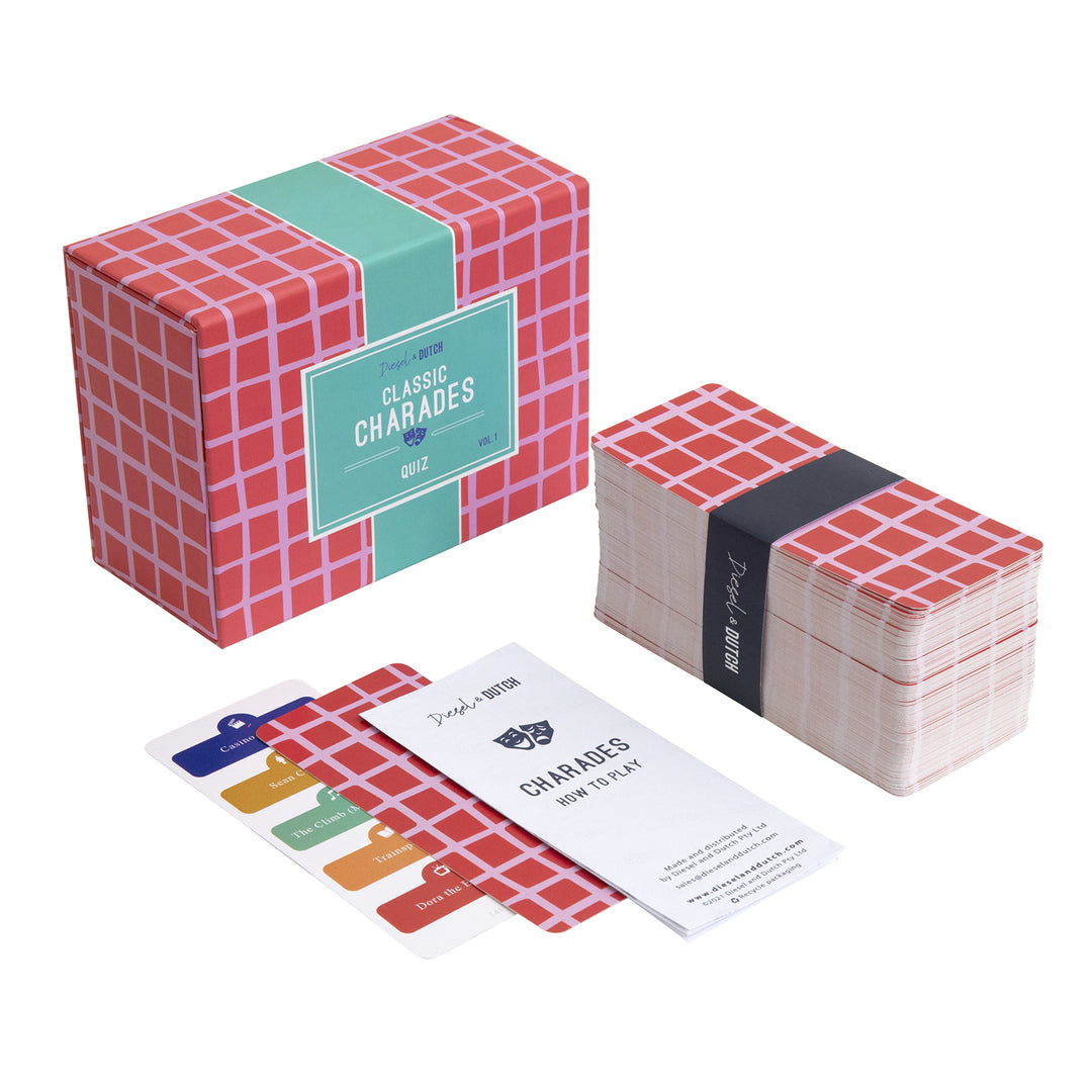 Games- Classic Charades Trivia Box