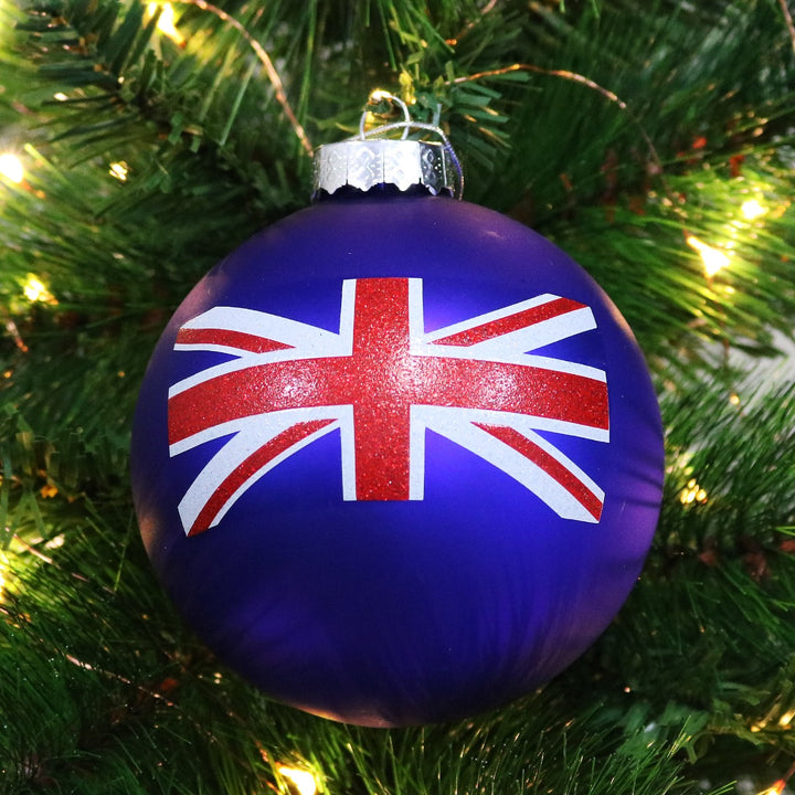 Union Jack UK Flag Christmas Bauble