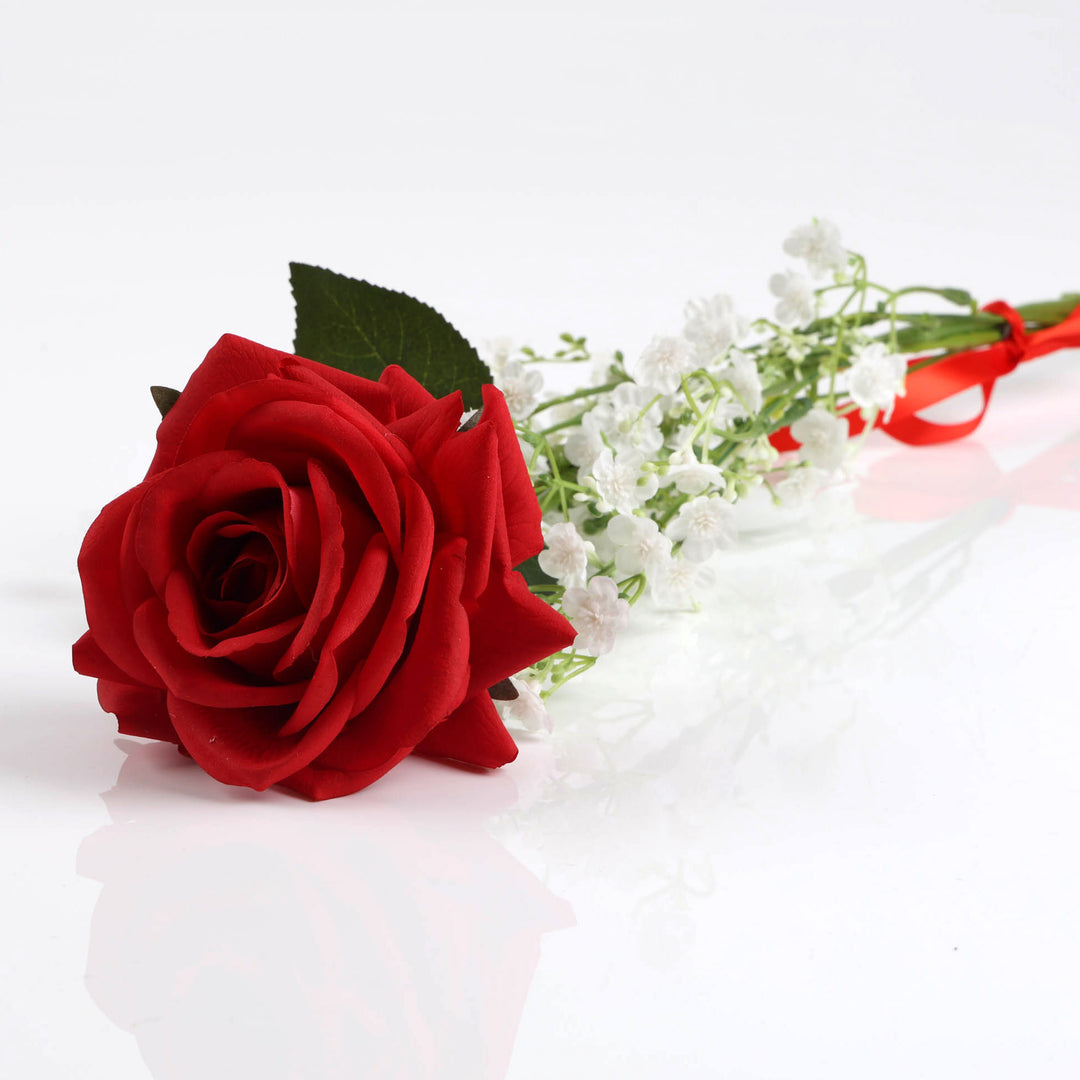 Valentines Day Real Touch Rose - Large 