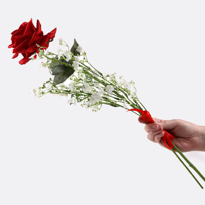 Valentines Day Real Touch Rose - Large 