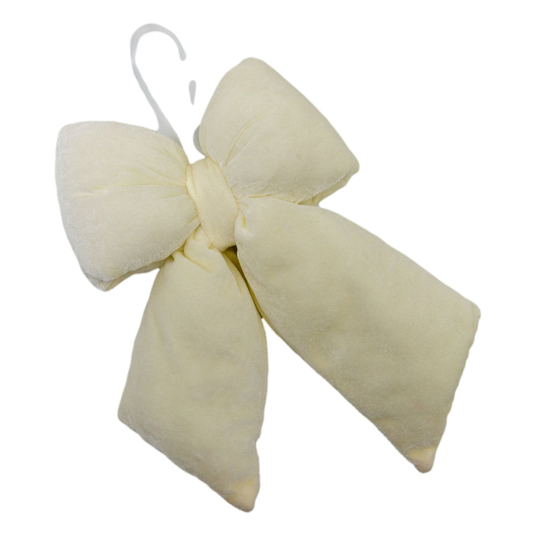 Velvet Cream Bow