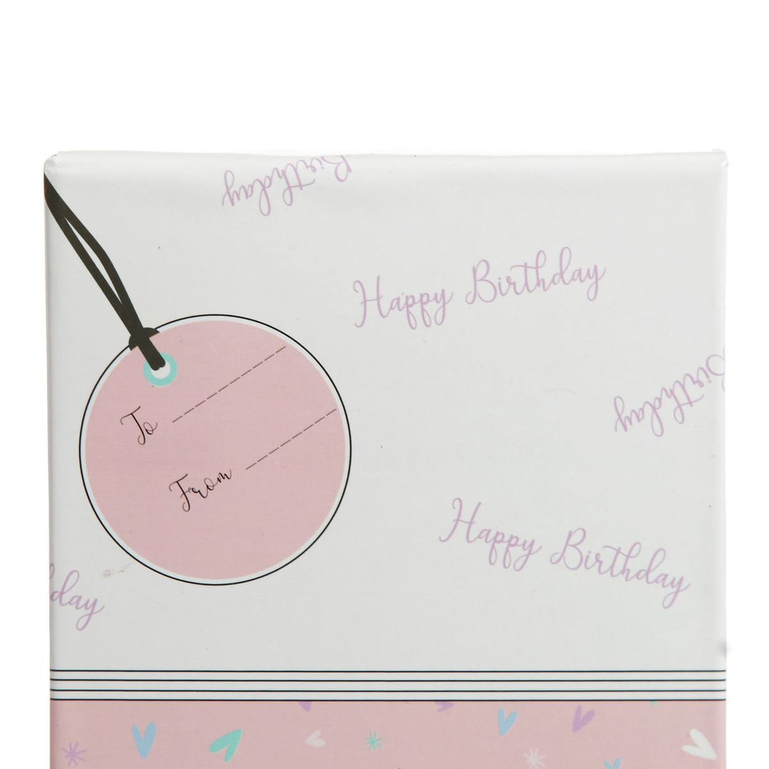 Pastel Iridescent 40th Birthday Wine Glass