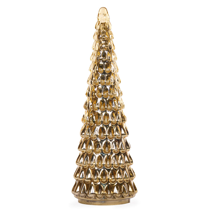 Vintage Antique Glass LED Table Top Tree
