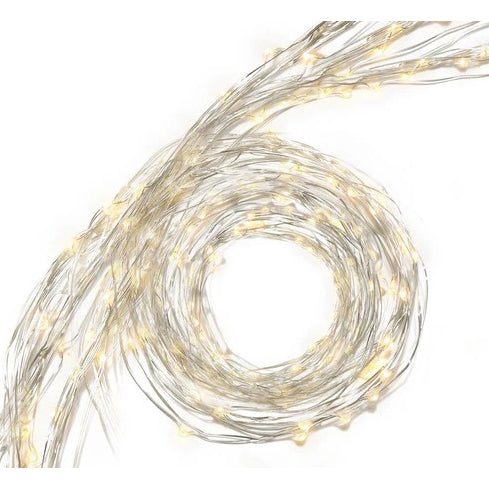 Warm White Waterfall String Lights with 1440 LEDs