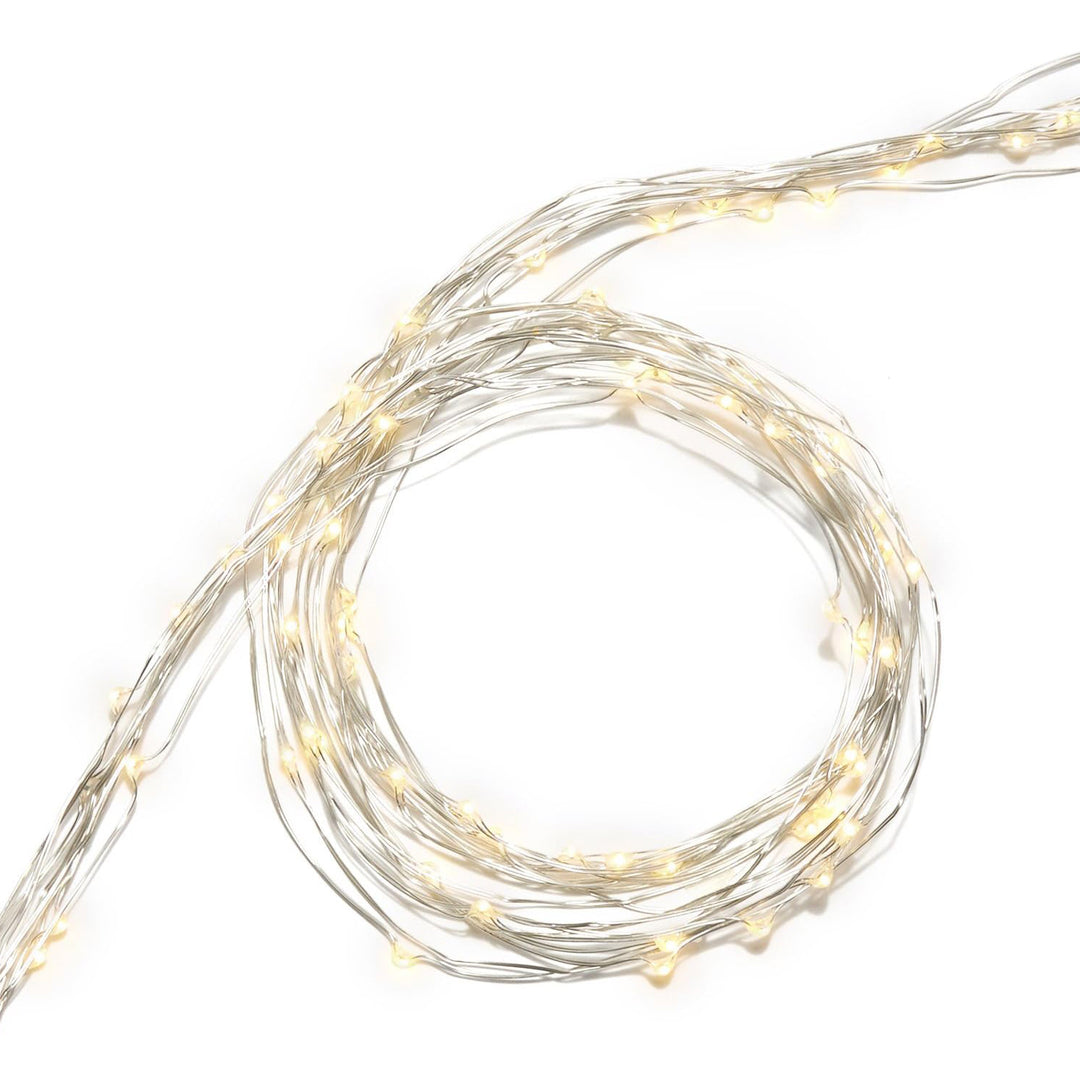 Warm White Waterfall String Lights with 200 LEDs