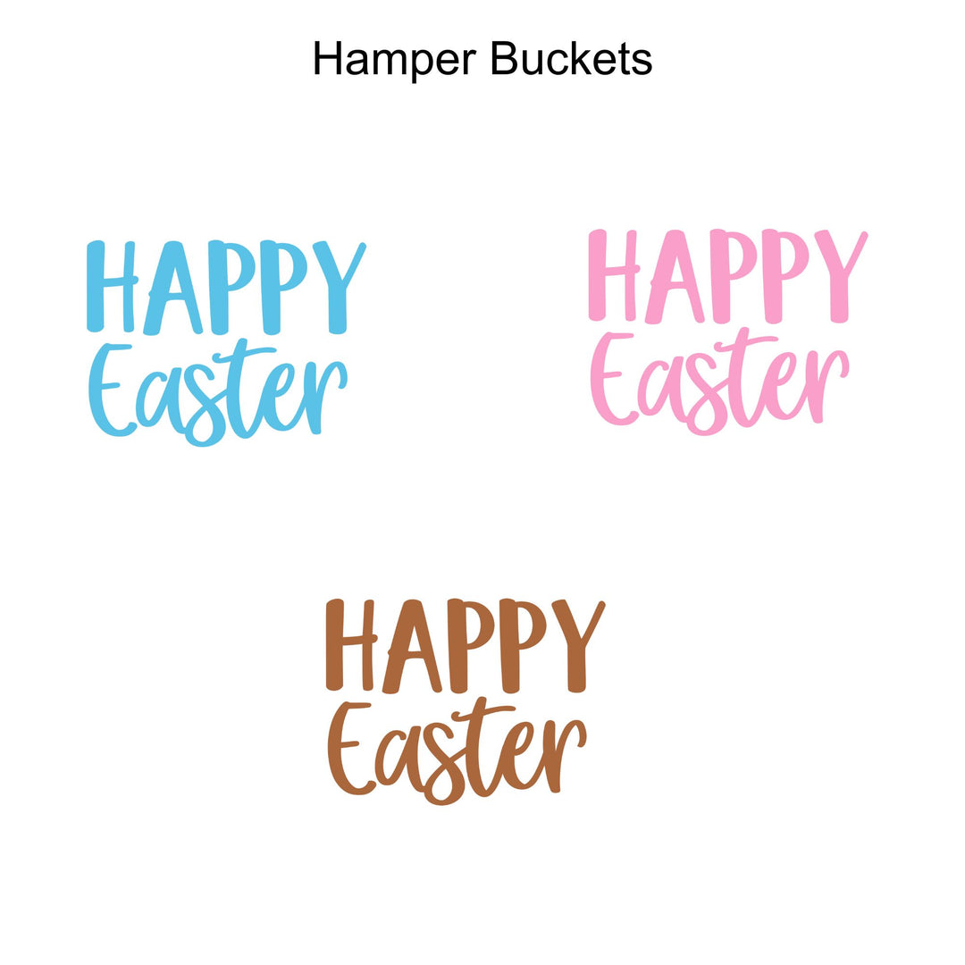 Easter Hamper Bucket - Peek-a-Bunny