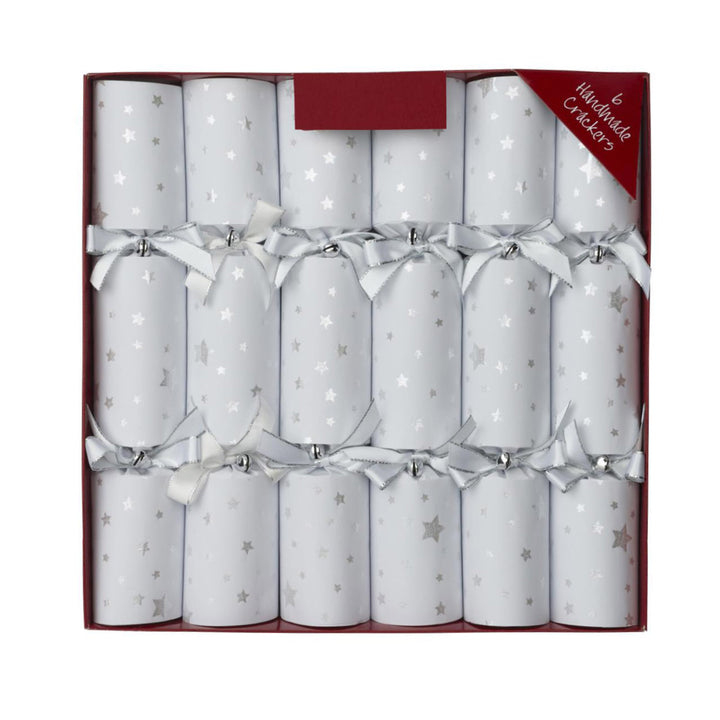 White and Silver Stars Christmas Bon Bons