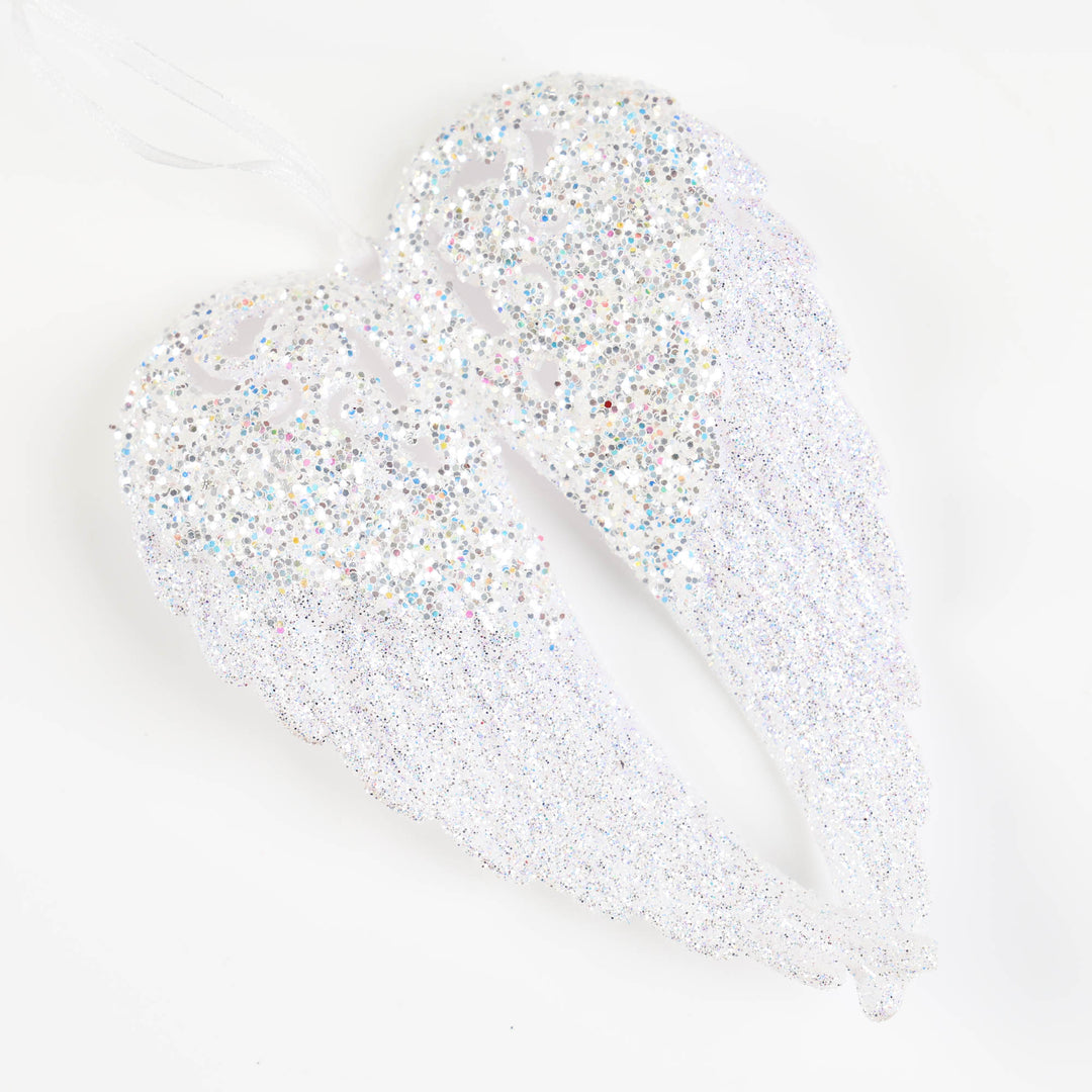 White Angel Wings Hanging Decoration