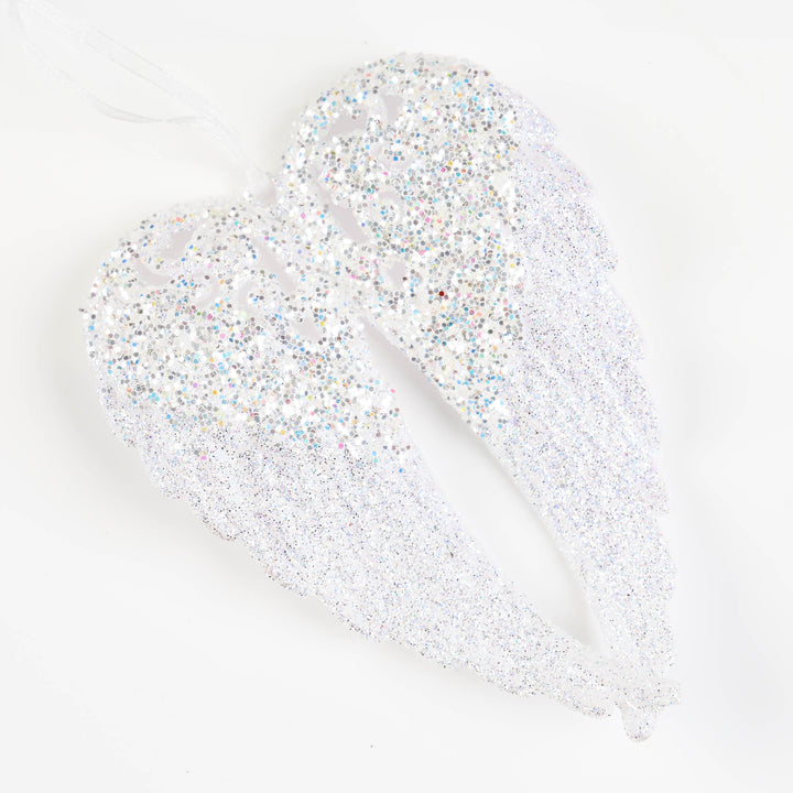 White Angel Wings Hanging Decoration