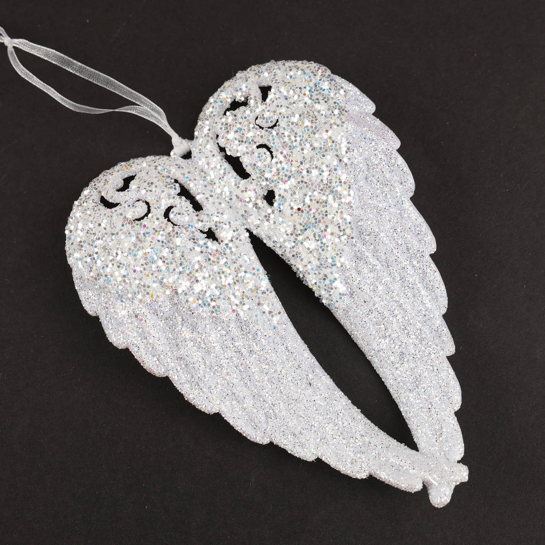 White Angel Wings Hanging Decoration