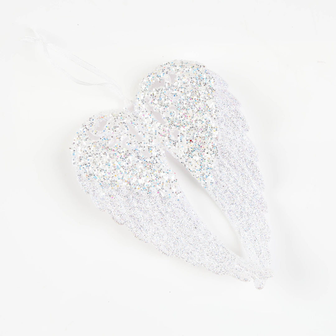 White Angel Wings Hanging Decoration