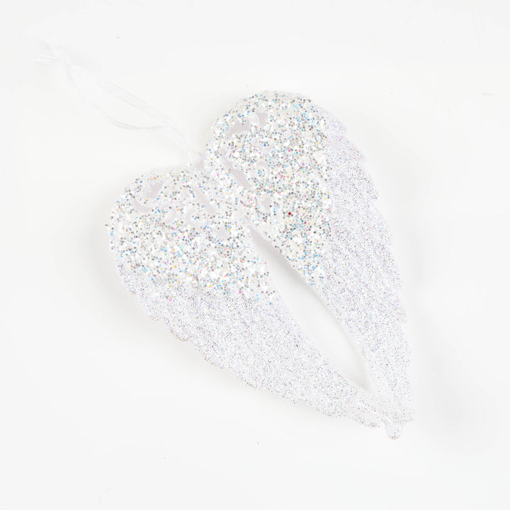 White Angel Wings Hanging Decoration