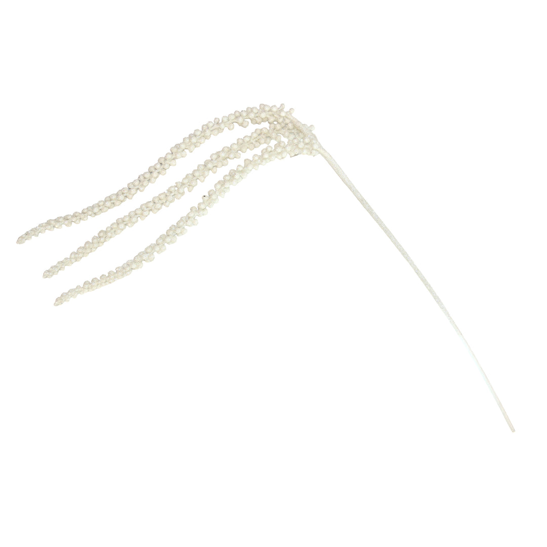 White Beaded Weeping Spray - 94cm(L)