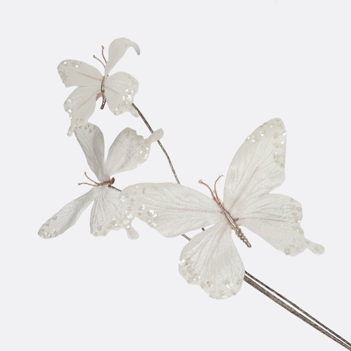 White Butterfly Stem - 63cm