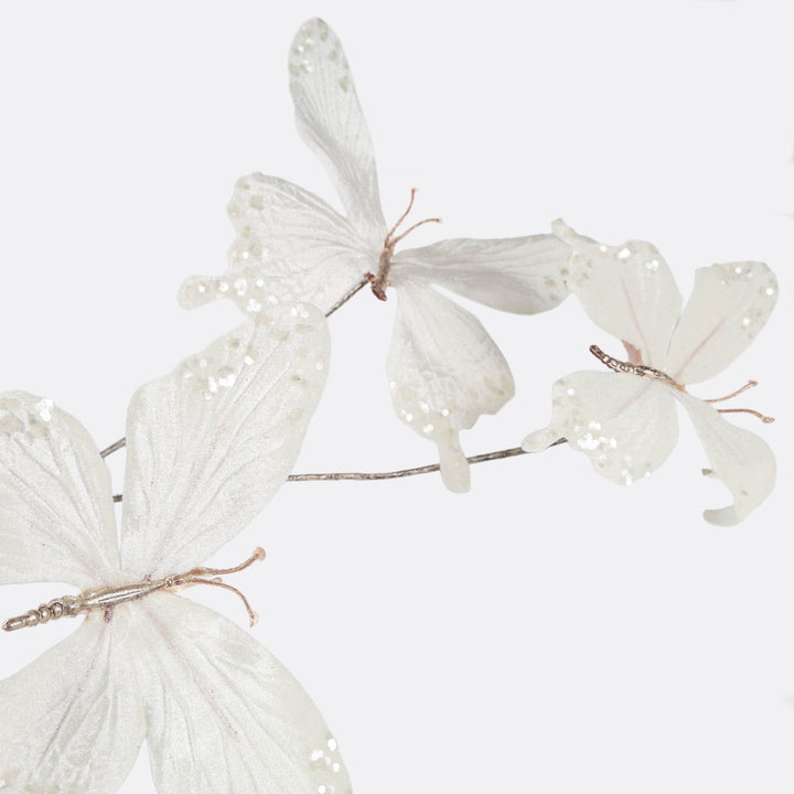 White Butterfly Stem - 63cm