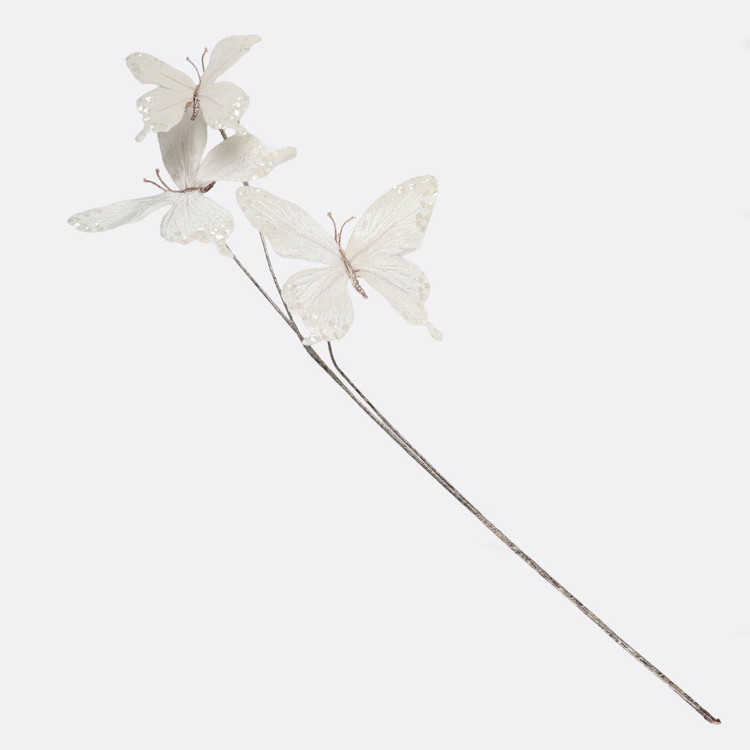 White Butterfly Stem - 63cm