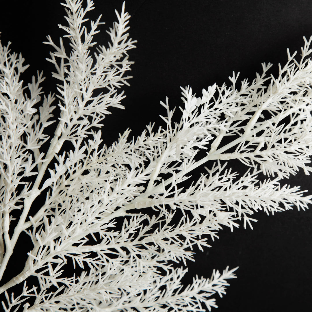 White Cypress Fern Spray