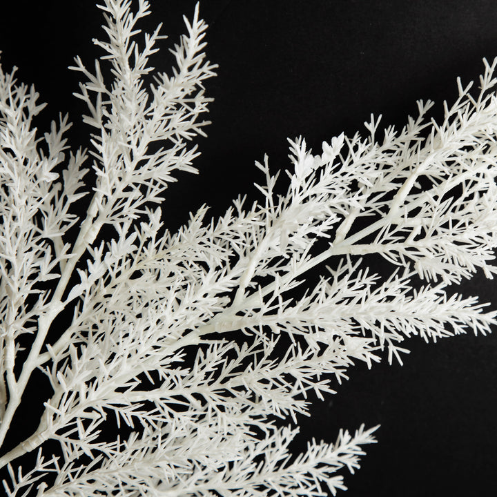 White Cypress Fern Spray
