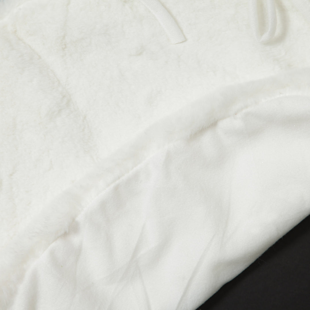 White Faux Fur Tree Skirt