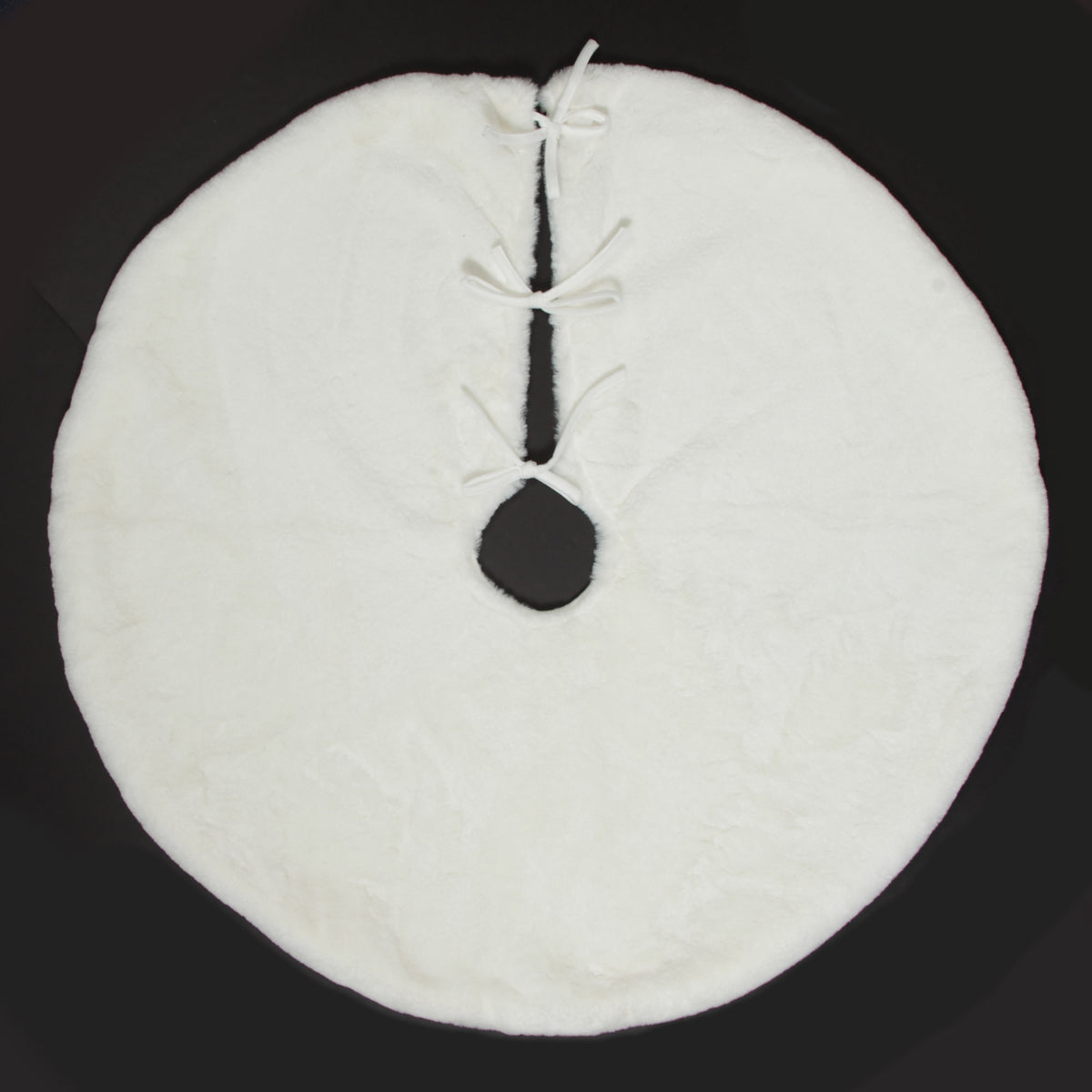 White Faux Fur Tree Skirt