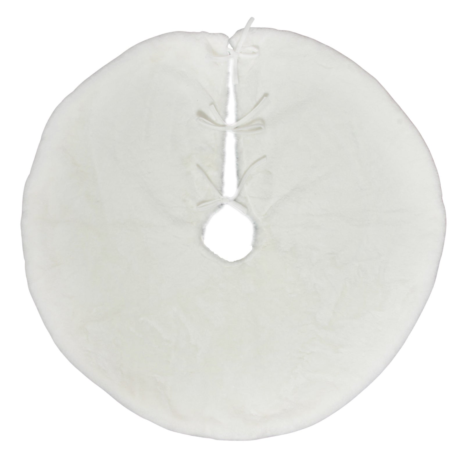 White Faux Fur Tree Skirt