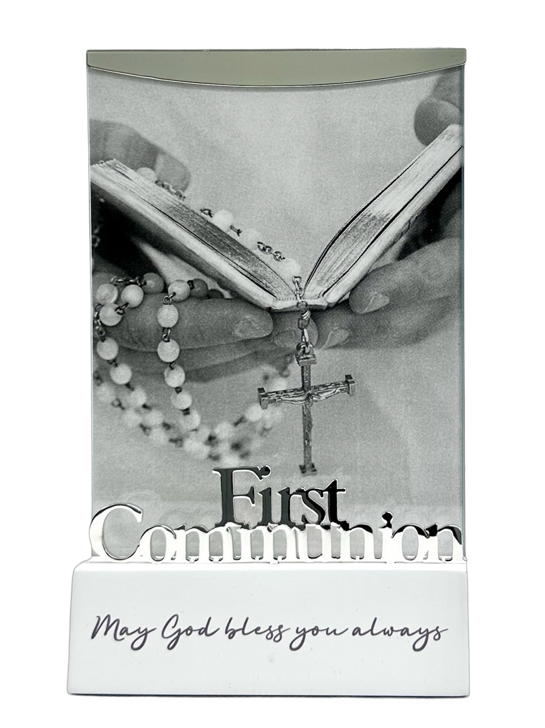 White First Communion Photo Frame