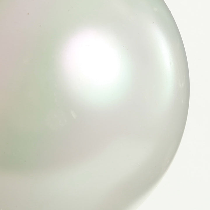 White Jumbo Shatterproof Christmas Bauble Decoration