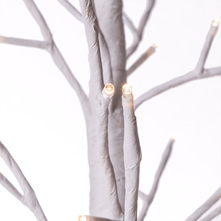 White LED Branch Christmas Tree 90cm