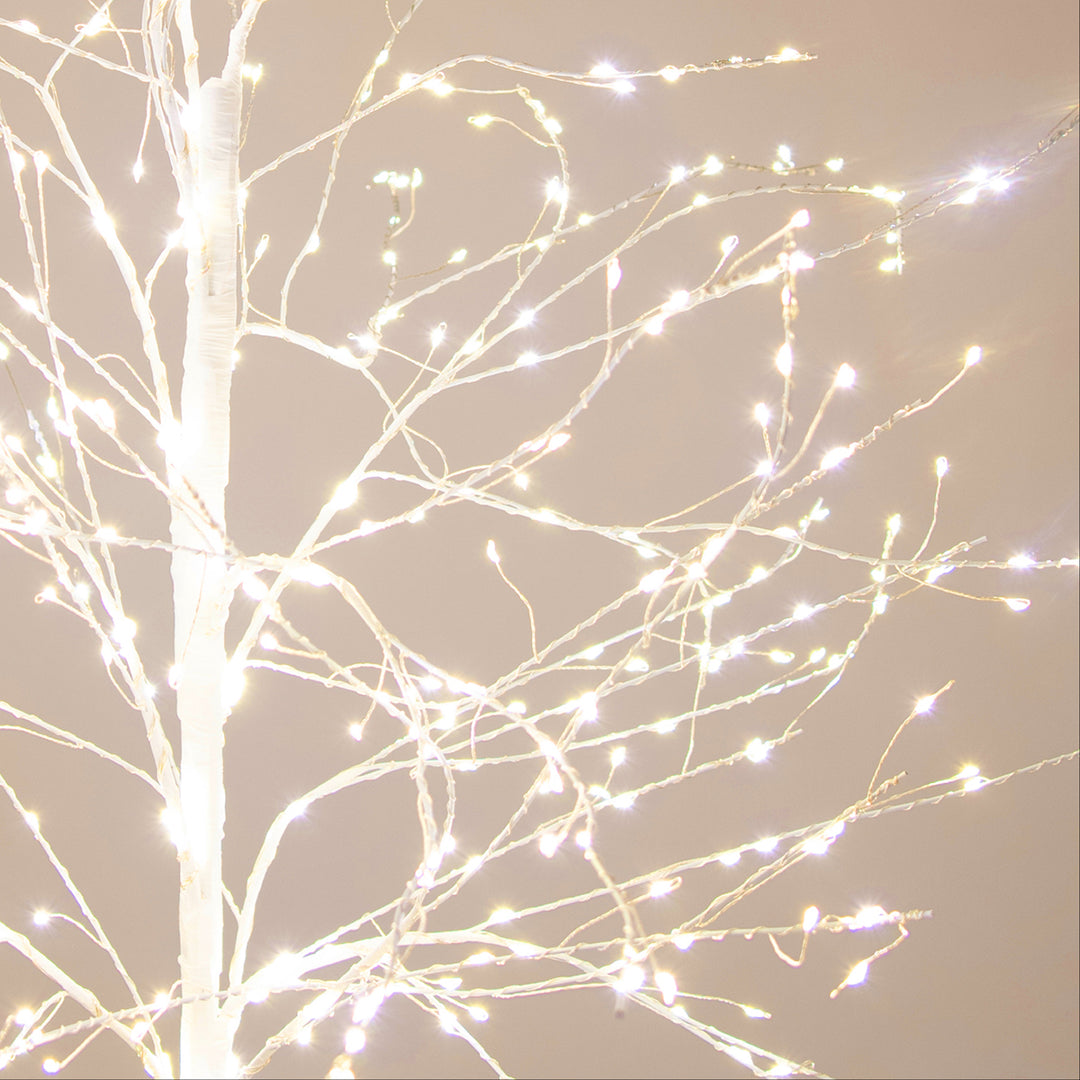 White LED Christmas Twig Tree - 120cm