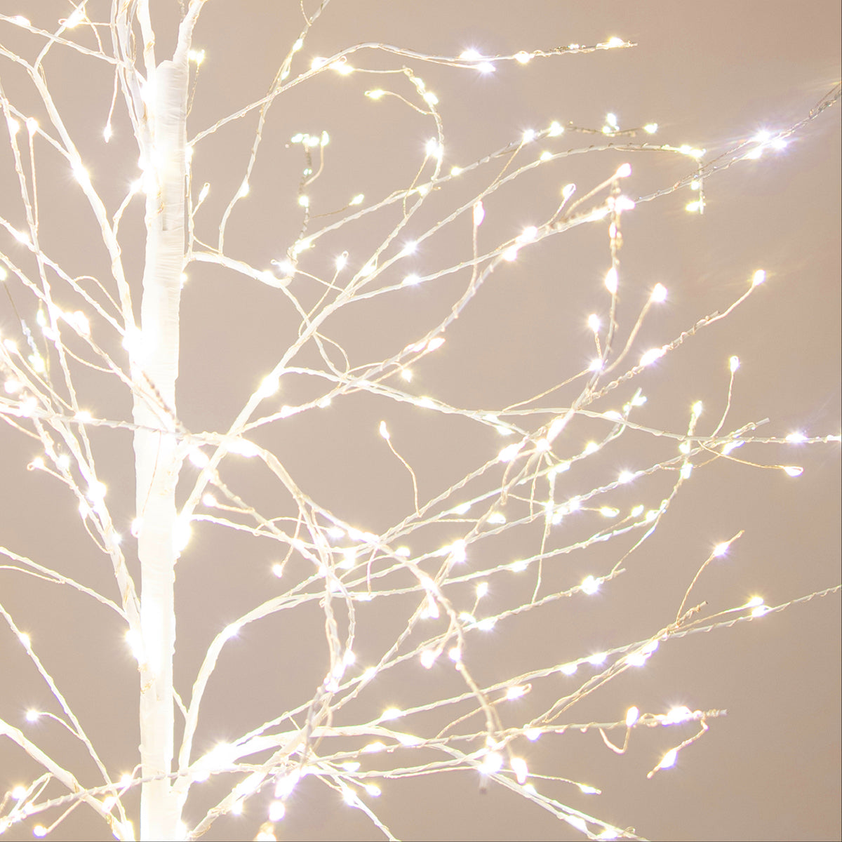 White LED Christmas Twig Tree - 120cm