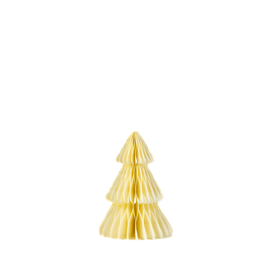 White Honeycomb Paper Christmas Tree Small 15cm(h)